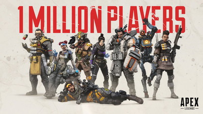 Apex Legends wszystkich zaskoczyło. Nowy Battle Royale z milionem graczy!
