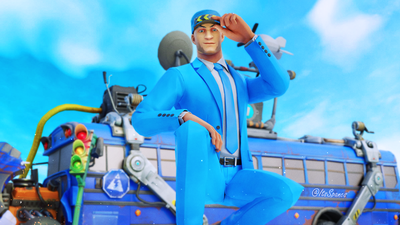 Propozycja skórki kierowcy autobusu z Fortnite!