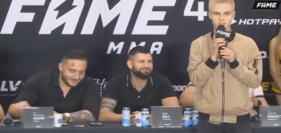 Boxdel wyjaśnia Lorda Kruszwila podczas konferencji Fame MMA!