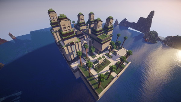 Oaza z Overwatch odtworzona w Minecraft!