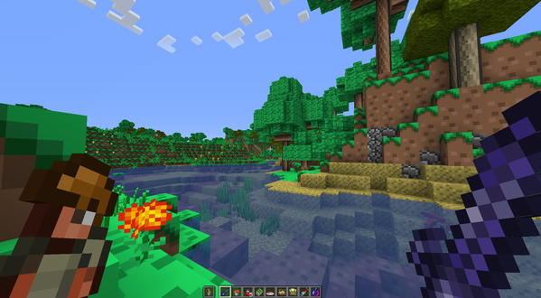 Gracze pracują nad teksturami do Minecraft!