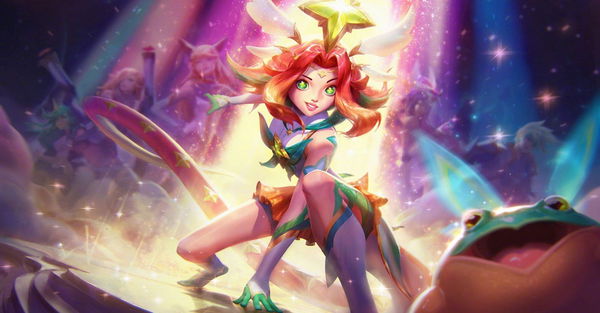 Tak wygląda splash art oraz ramka Prestiżowej Star Guardian Neeko!