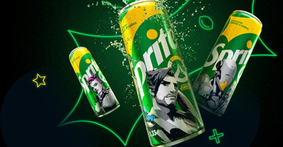 Puszki Sprite z wizerunkami bohaterów Overwatch. Nagrody w środku