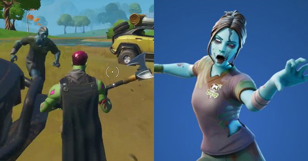 Gracze Fortnite przeżywają zawał, spotykając zombie w środku swoich meczów