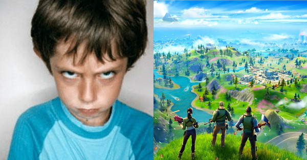 Młody gracz Fortnite z najgorszym możliwym mikrofonem