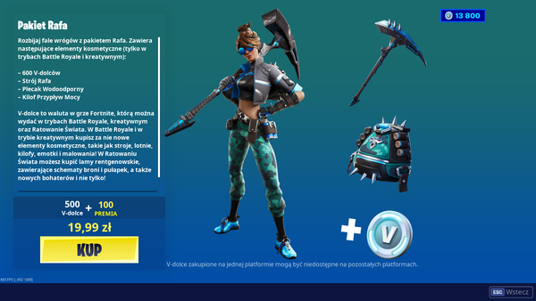 Nowy pakiet startowy w Fortnite o nazwie Rafa dostępny!