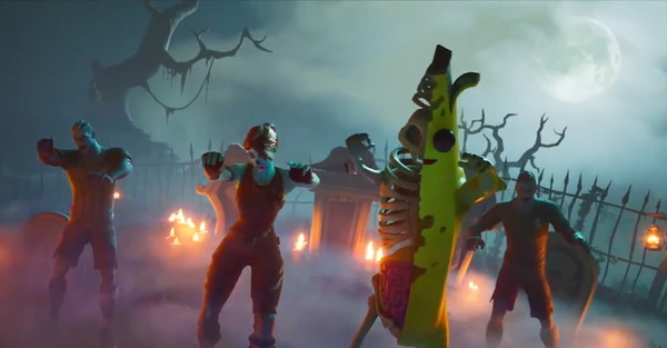 Szkieletowy banan dostępny dzisiaj w sklepie. Oficjalny zwiastun Fortnite