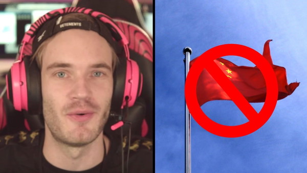 PewDiePie został zbanowany w Chinach za mówienie o Hong Kongu