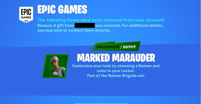 Znikanie podarunków z kont graczy. Masowe wykrycie kradzionych kart w Fortnite?