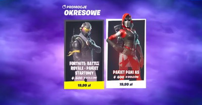 Gracze Fortnite kupowali stare pakiety startowe za pomocą bugu