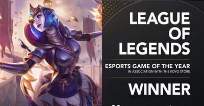 League of Legends esportową grą roku, a Riot Games najlepszym wydawcą
