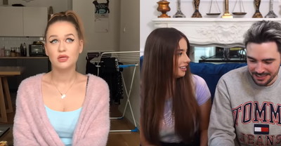 Nitro z przerażeniem ogląda film Sukanek, opowiadającej o swojej relacji ze Stuu