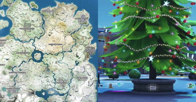 Tak będzie wyglądać mapa w Fortnite przykryta śniegiem