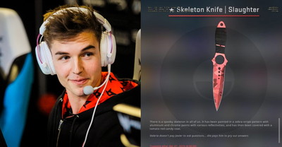 Szczęście gracza Astralis z CS:GO. „Wyobraź sobie, że trafię nóż”