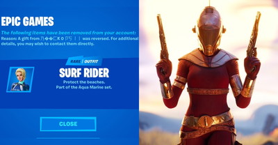 Z kont graczy Fortnite znikają V-Dolce i kupione przedmioty za pomocą niedozwolonych sposobów