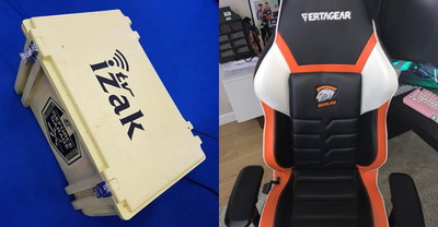 Fotel Pashy i komputer Izaka w obudowie CS:GO wylądowały na aukcji