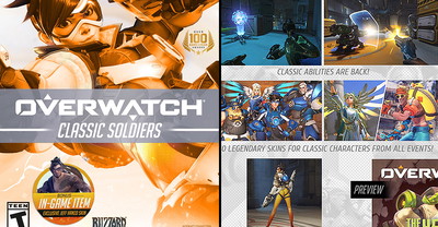Overwatch Classic w 2020 z pierwotnymi wersjami postaci i skinem Jeffa Kaplana?