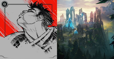 Umiejętność „Q” Setta na zwiastunie od Riot