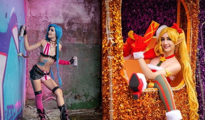 Świetne stroje Jinx od polskiej cosplayerki