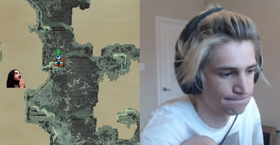 Pełny emocji skok xQc w Jump Kingu nie mógł wyjść gorzej