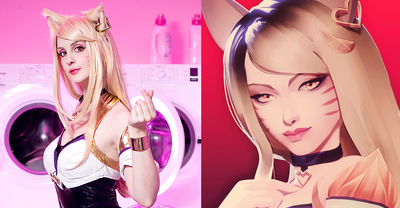 Cosplay K/DA Ahri, który na pewno polepszy Wam humor