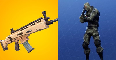 Gracze Fortnite pokazują celność złotego Scara i pukają się w głowę