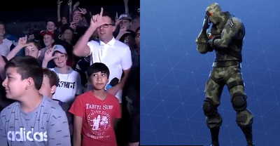 Gracze Fortnite śmieją się z kolejnego faila z tańczeniem na evencie, a Ninja komentuje