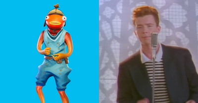 Rick Astley odpowiedział na swoją emotkę w Fortnite
