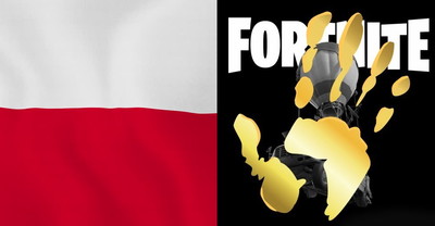 Zwiastun Fortnite w Krakowie, polski numer i polski komunikat