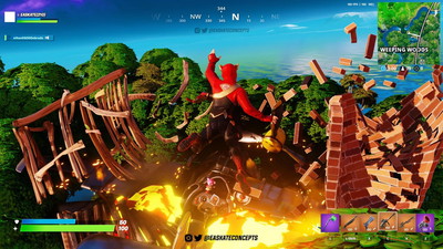 Jak może wyglądać 12 sezon w Fortnite na nowym silniku fizyki? Robi wrażenie