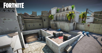 Dust 2 z CSGO odtworzony w Fortnite. Lepszy, niż oryginał?
