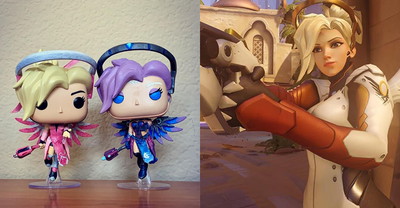 Gracz Overwatch przerobił figurki Funko Pop Łaski na znacznie lepsze