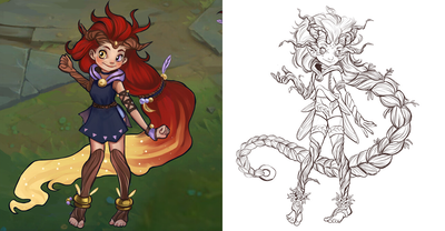 Elderwood Zoe w League of Legends. Gracze pokazują, jak mogłaby wyglądać taka skórka