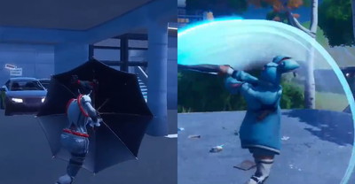 W Fortnite znalazła się nowa broń do walki wręcz. Parasolka, która jest OP