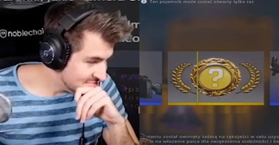 Izak wylosował nóż w CS:GO za kilka tysięcy chwilę po tym, jak powiedział „dobrą idę otworzyć kosę”