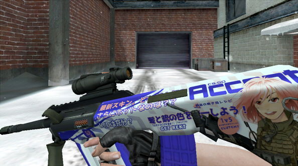 Skin CSGO odwzorowany w rzeczywistości na prawdziwej broni. Niesamowity efekt