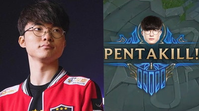 Faker w swojej zawodowej karierze zdobył tylko jednego pentakilla i to 5 lat temu