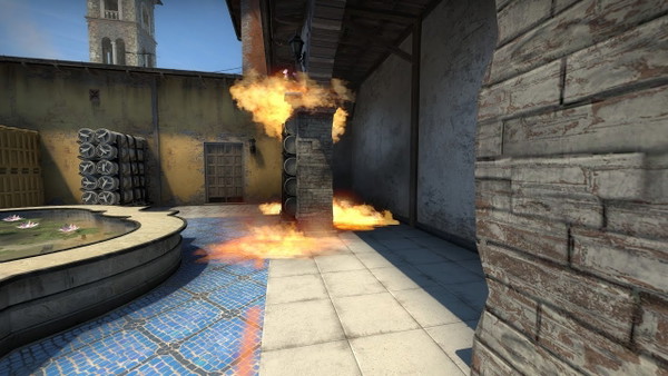Jak wykonać świetnego mołotowa electronica na trójki na mapie Inferno w CSGO?