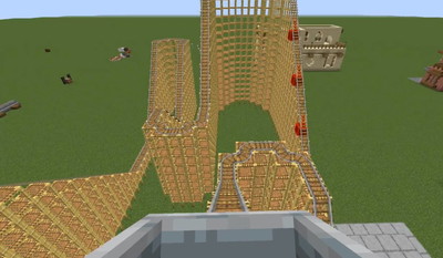 Niesamowity rollercoaster stworzony w Minecraft przez jednego z graczy
