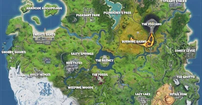 Mapa z 1 i 2 rozdziału w Fortnite złączona razem. Jak mogłoby do tego dojść?