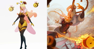 Nietypowa propozycja skórki do Syndry, która zmienia ją w pszczołę