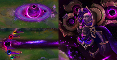 Świetny i rozbudowany koncept Dark Star Senny, skin z miejsca mógłby trafić do LoLa