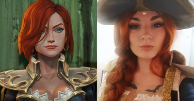 Świetny cosplay Kapitan Miss Fortune z League of Legends