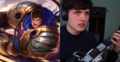 Postanowił spróbować grać w LoLa za pomocą gitary z Guitar Hero. Myszka i klawiatura zbędna?