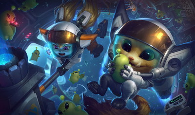 Cudowne Splash Arty trzech nowych skórek do LoLa. Astronaut Bard, Poppy i Gnar
