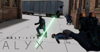 Gracze stworzyli zaskakujący mod, dodający miecz świetlny w Half-Life: Alyx