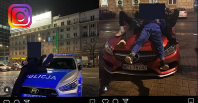 Robili sobie zdjęcia na maskach drogich samochodów i wrzucali na Instagrama. Sprawą zajmie się policja
