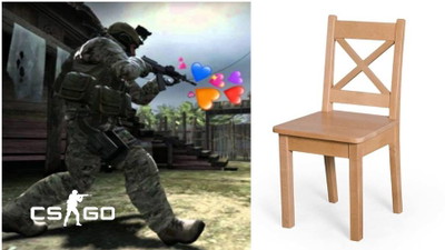 Zwykłe krzesła z trybun robiły za fotele gamingowe na turnieju w CSGO w 2013 roku