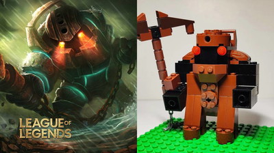 Jak wyglądają bohaterowie League of Legends zrobieni z klocków Lego?
