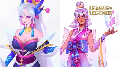 Koncepty Spirit Blossom Zyry i Taliyah z League of Legends. Pierwsze wersje skórek